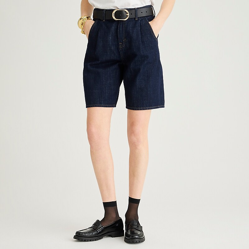 Black J.Crew Winona lug-sole penny loafers in suede | J.Crew Factory | ELBXN3751