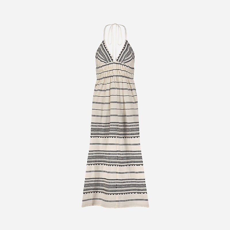 Black J.Crew lemlem Gete triangle dress | J.Crew Factory | MELNY1567