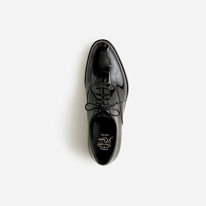 Black Patent J.Crew Ludlow tuxedo oxfords in patent leather | J.Crew Factory | HZXIB8403