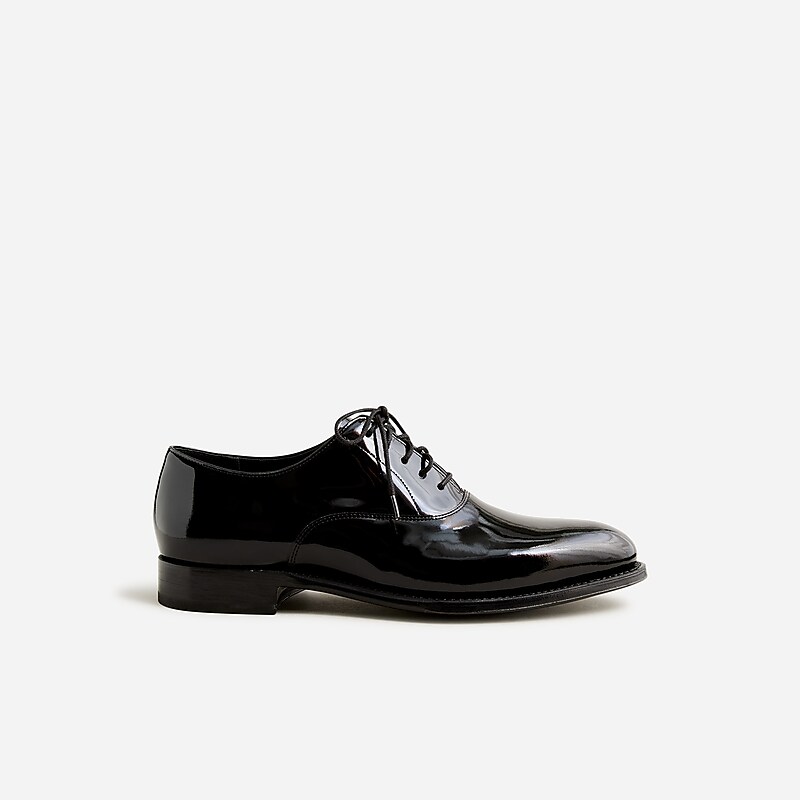 Black Patent J.Crew Ludlow tuxedo oxfords in patent leather | J.Crew Factory | HZXIB8403