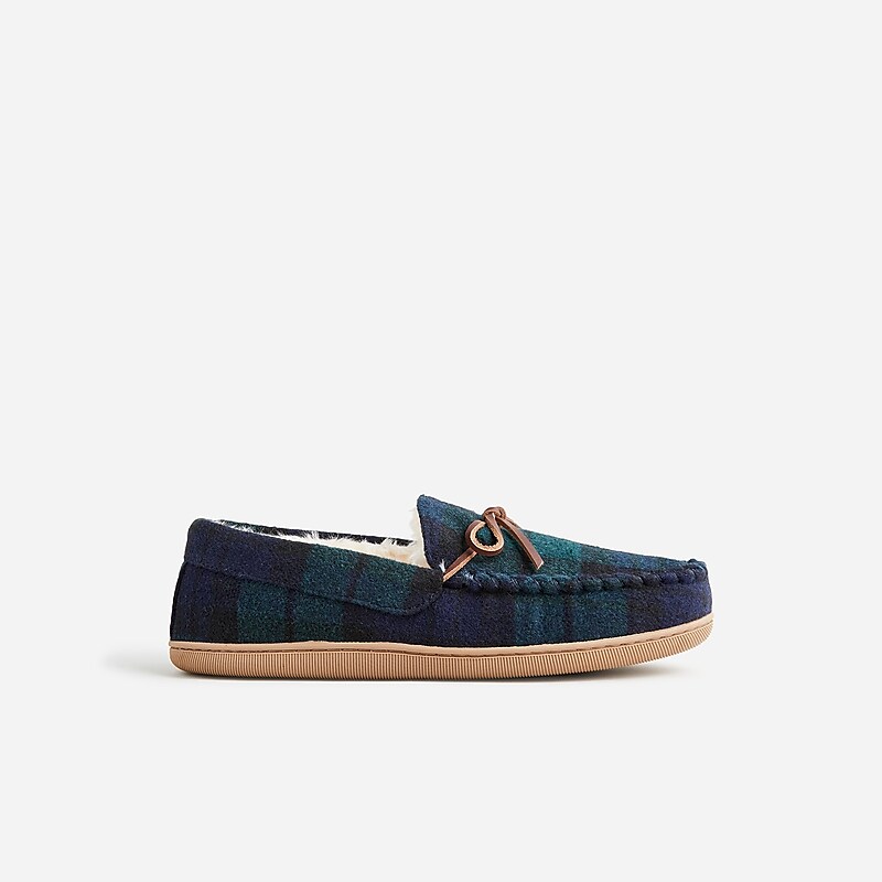 Blackwatch J.Crew Lined wool slippers | J.Crew Factory | CSWQG6431