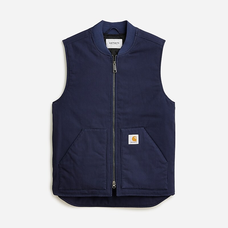 Blue J.Crew Carhartt® Work in Progress work vest | J.Crew Factory | GCHON8236