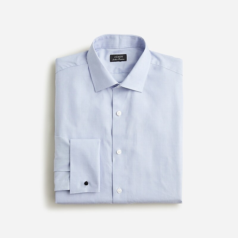 Blue J.Crew Ludlow Premium fine cotton dress shirt with french cuffs | J.Crew Factory | KGPTH6172