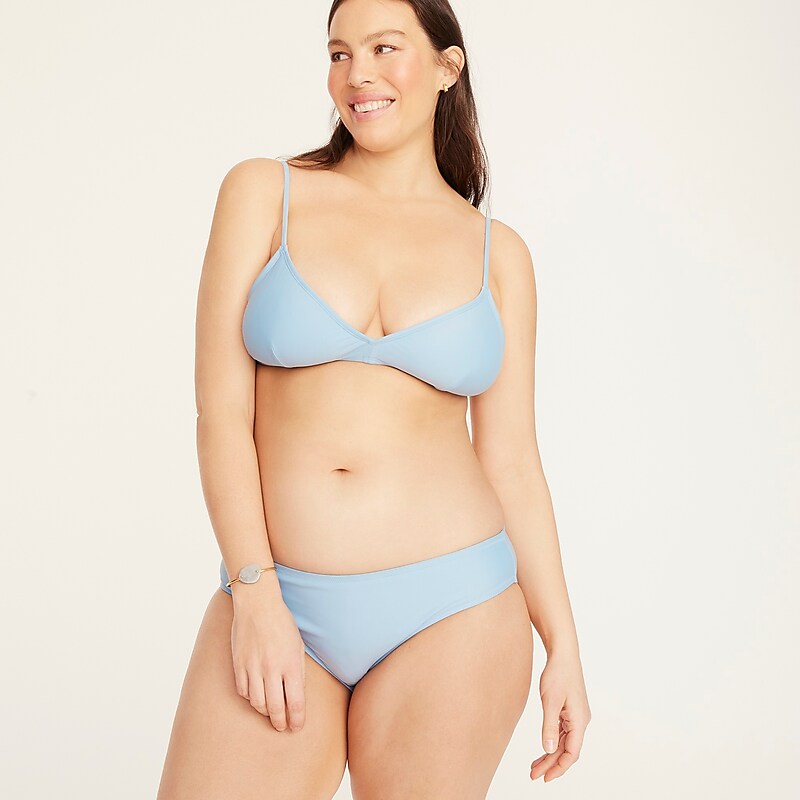 Blue Mist J.Crew Classic full-coverage bikini bottom | J.Crew Factory | AROHS8631