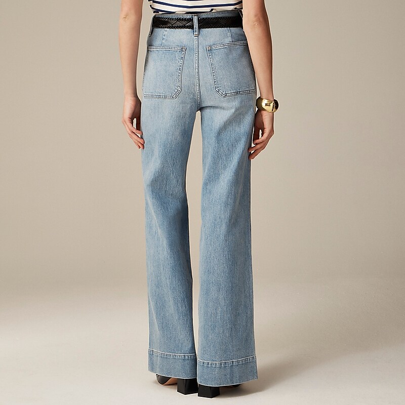 Blue River Wash J.Crew Sailor denim trouser | J.Crew Factory | JHMTE5986