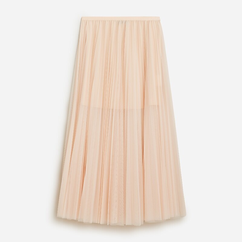 Blush J.Crew Collection layered tulle skirt | J.Crew Factory | EBUMC1304