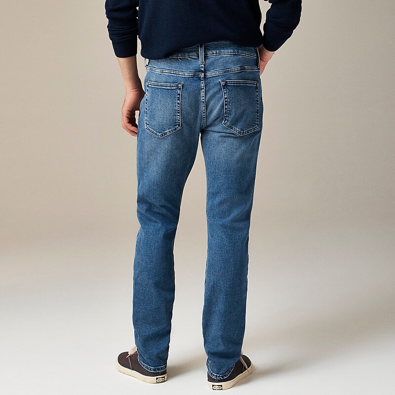 Bright Medium Indigo Wa J.Crew 484 Slim-fit jean in Japanese stretch selvedge denim | J.Crew Factory | CTZAR8604