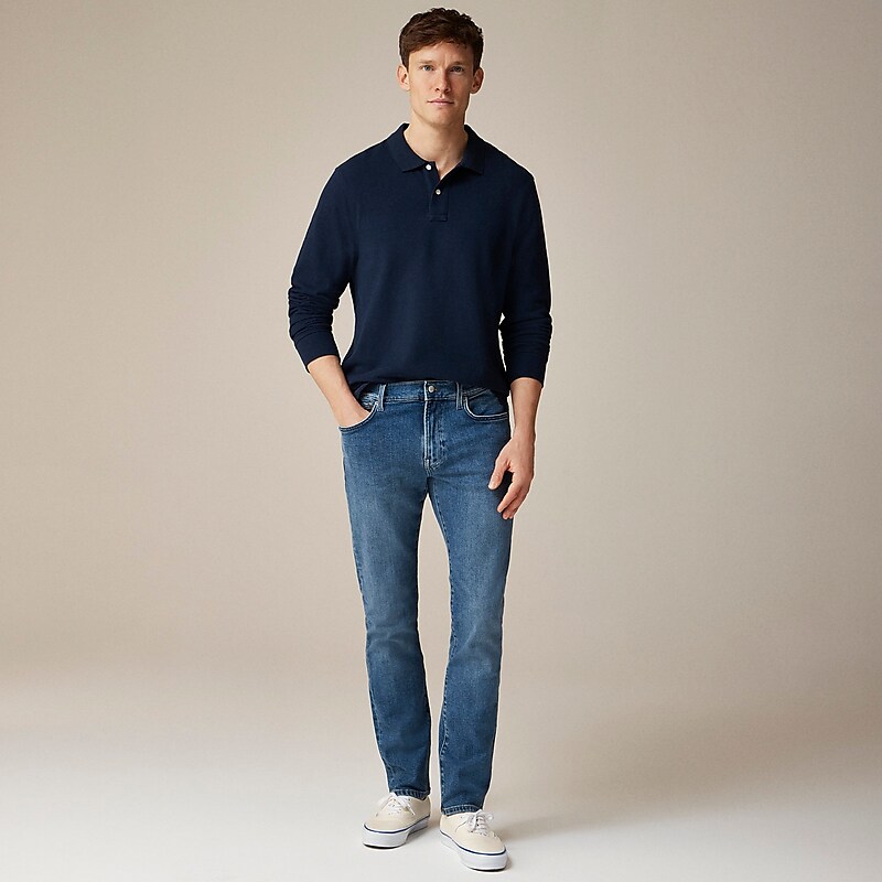 Bright Medium Indigo Wa J.Crew 770™ Straight-fit jean in Japanese stretch selvedge denim | J.Crew Factory | BNWVQ9842