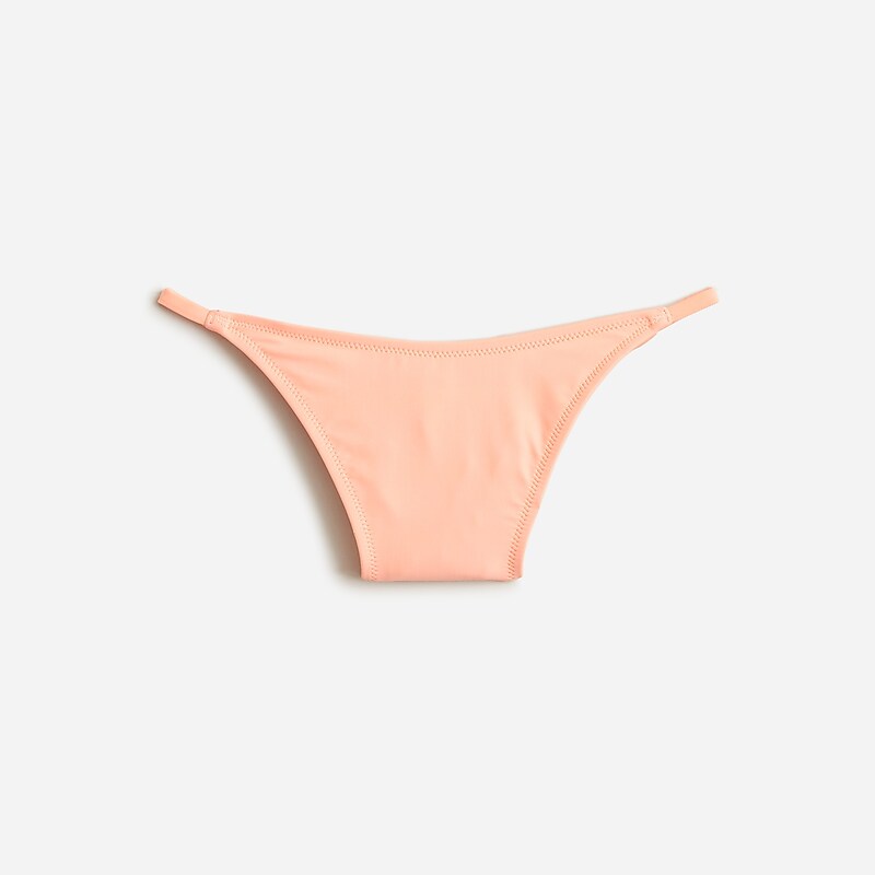 Brilliant Peony J.Crew 90s no-tie string bikini bottom | J.Crew Factory | KBZEP4605