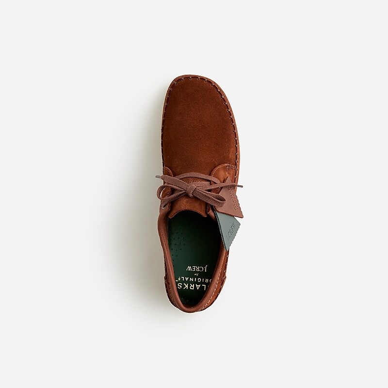 Brown Roughout J.Crew Clarks® Originals X J.Crew Weaver shoes | J.Crew Factory | YVRQZ9041