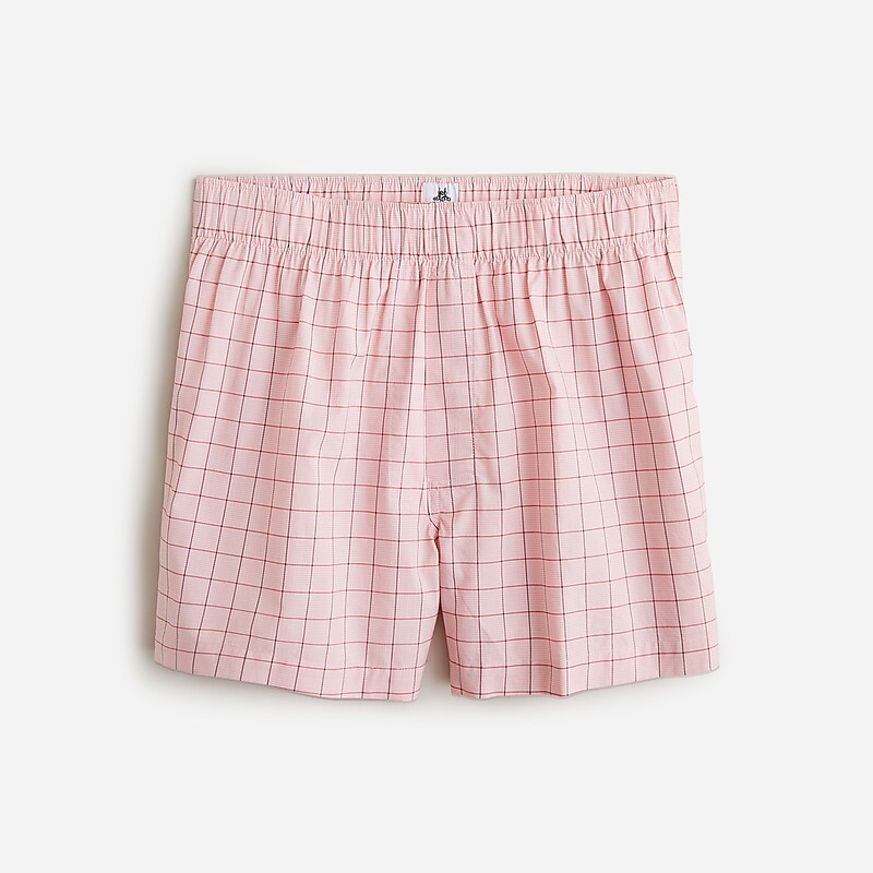 Caleb Check Pink Multi J.Crew Thomas Mason® for J.Crew cotton boxers | J.Crew Factory | OTVZS3018