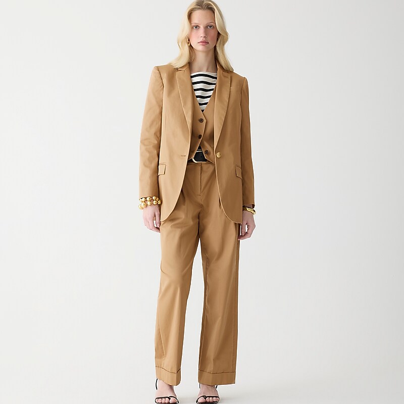 Camel J.Crew Alfie blazer in chino | J.Crew Factory | FKYGN6742