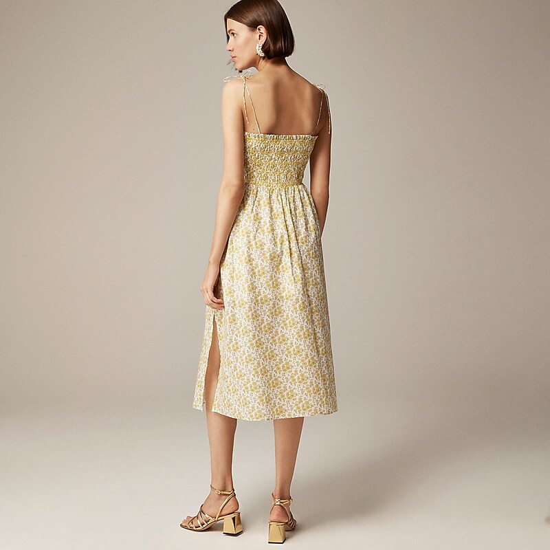 Capel Yellow J.Crew Paloma dress in Liberty™ Capel fabric | J.Crew Factory | MOKYX1263