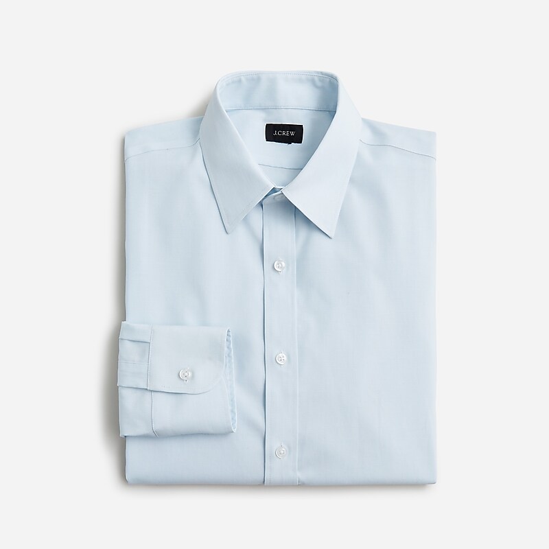 Carlos White Blue J.Crew Bowery wrinkle-free dress shirt with point collar | J.Crew Factory | DMWZB2683