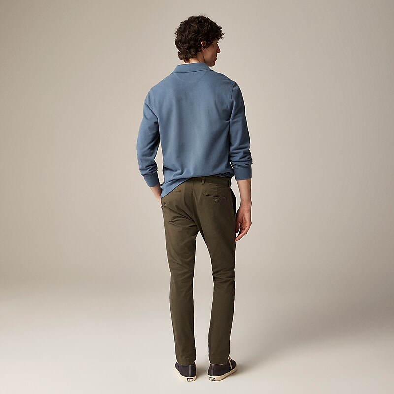 Catskill Green J.Crew 250 skinny-fit pant in stretch chino | J.Crew Factory | BQTHF7359