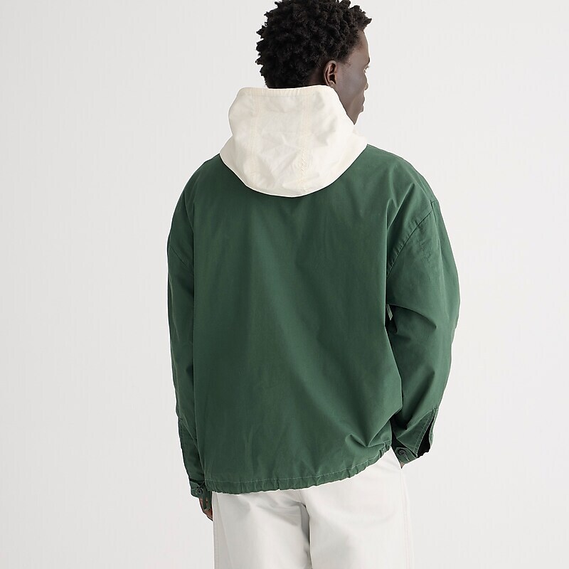 Championship Green J.Crew Limited-edition 1989 heritage anorak in cotton | J.Crew Factory | DWYQH9024