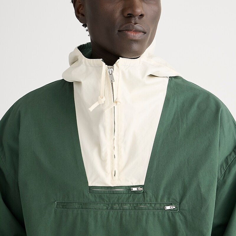 Championship Green J.Crew Limited-edition 1989 heritage anorak in cotton | J.Crew Factory | DWYQH9024