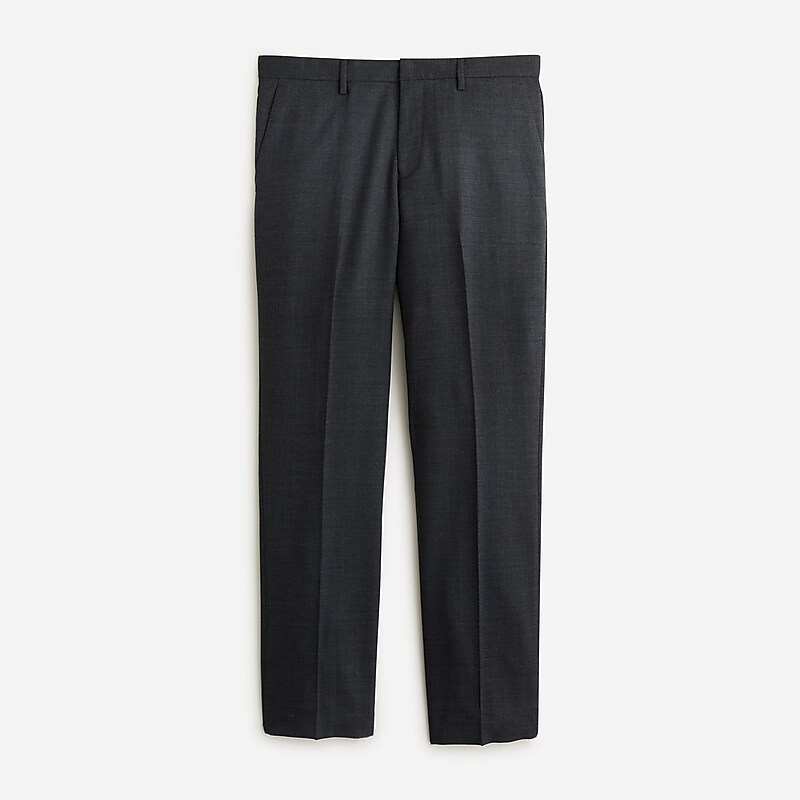 Charcoal J.Crew Bowery dress pant in stretch wool-blend oxford | J.Crew Factory | ANYKJ7958