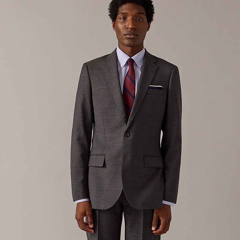 Charcoal J.Crew Ludlow Slim-fit suit jacket in Italian stretch worsted wool | J.Crew Factory | WIABM5178