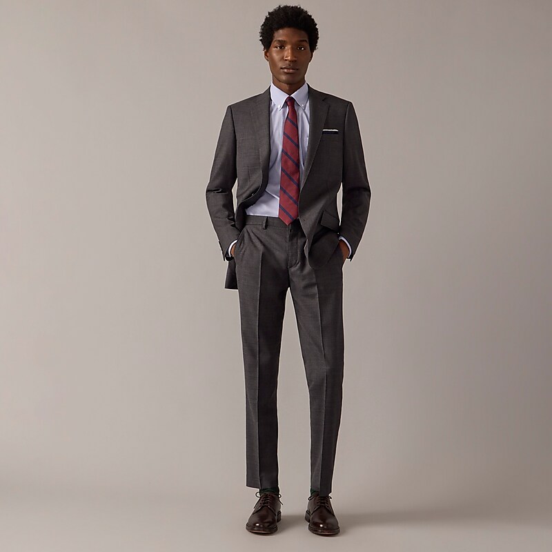 Charcoal J.Crew Ludlow Slim-fit suit jacket in Italian stretch worsted wool | J.Crew Factory | WIABM5178