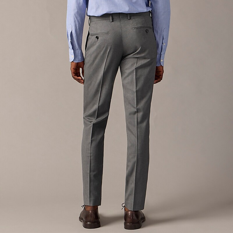 Charcoal J.Crew Ludlow Slim-fit suit pant in Italian wool | J.Crew Factory | ZFWLC4896