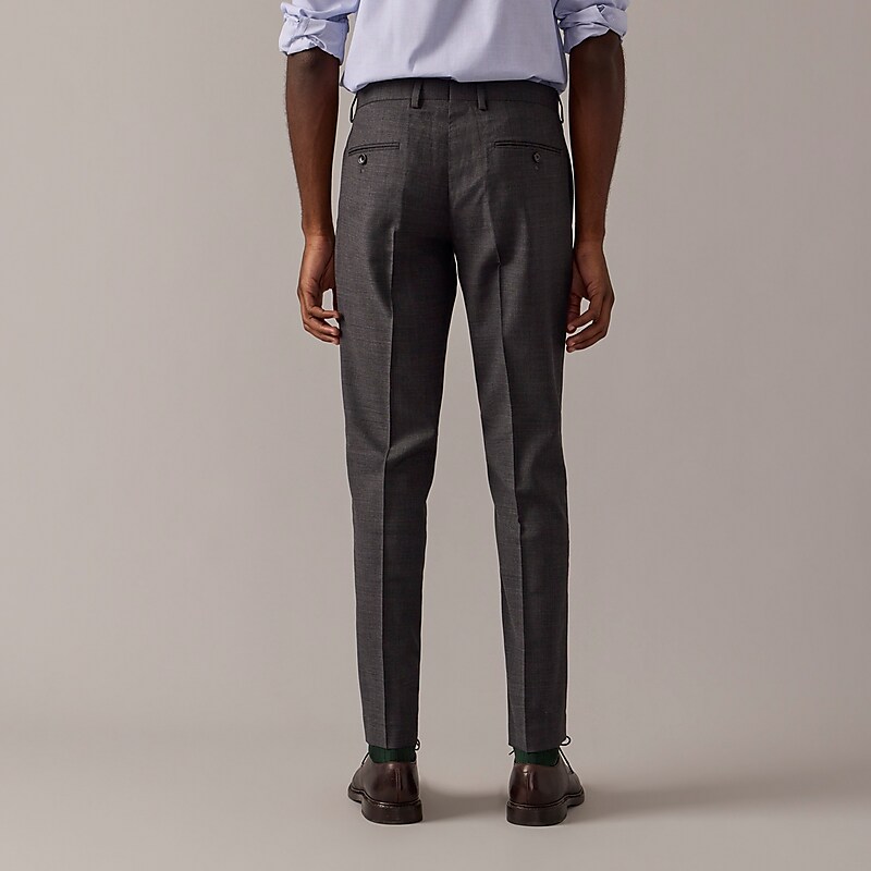 Charcoal J.Crew Ludlow Slim-fit suit pant in Italian stretch worsted wool | J.Crew Factory | XWBOG6407