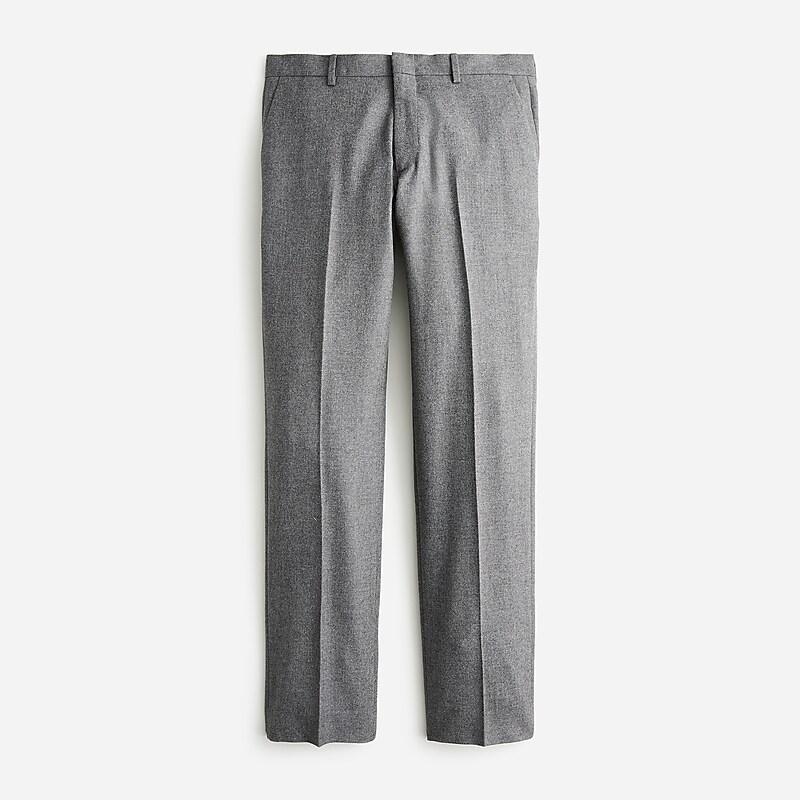 Charcoal J.Crew Ludlow Slim-fit suit pant in English cotton-wool blend | J.Crew Factory | OHCWB8352