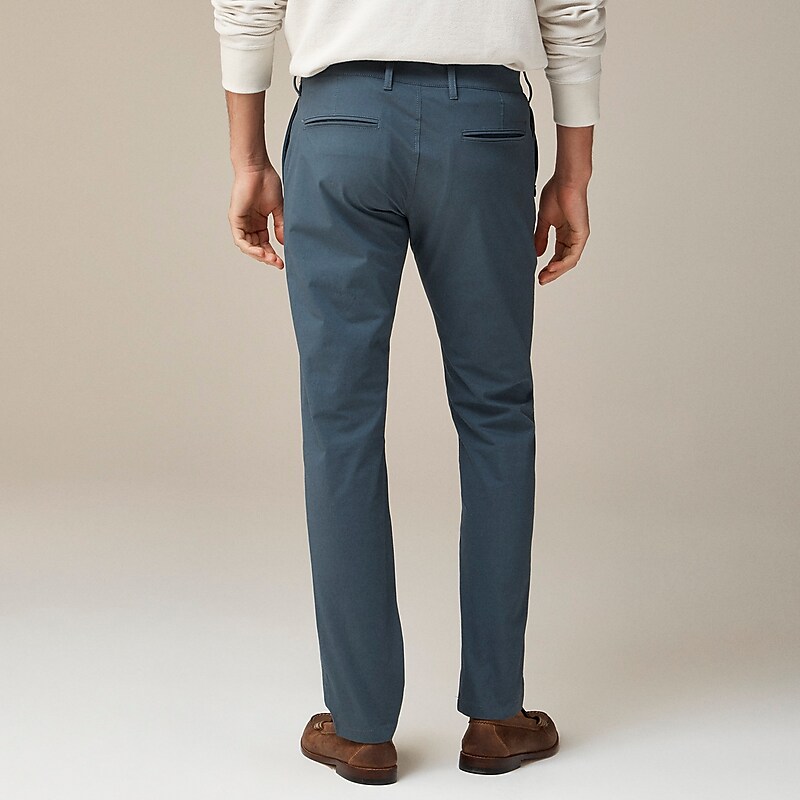 Charcoal Steel J.Crew 484 Slim-fit tech pant | J.Crew Factory | YLWIT9386