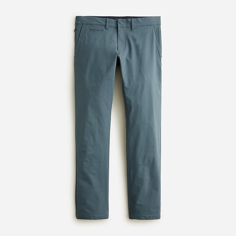 Charcoal Steel J.Crew 484 Slim-fit tech pant | J.Crew Factory | YLWIT9386