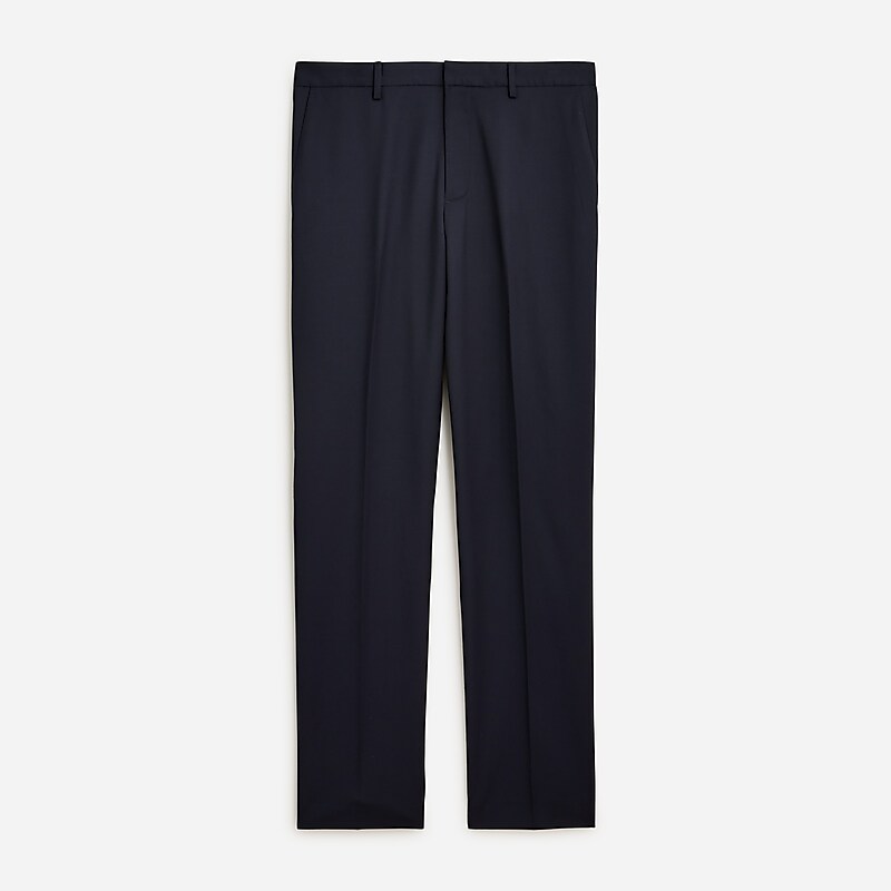 Classic Navy J.Crew Bowery dress pant in wool blend | J.Crew Factory | GZNEF1340