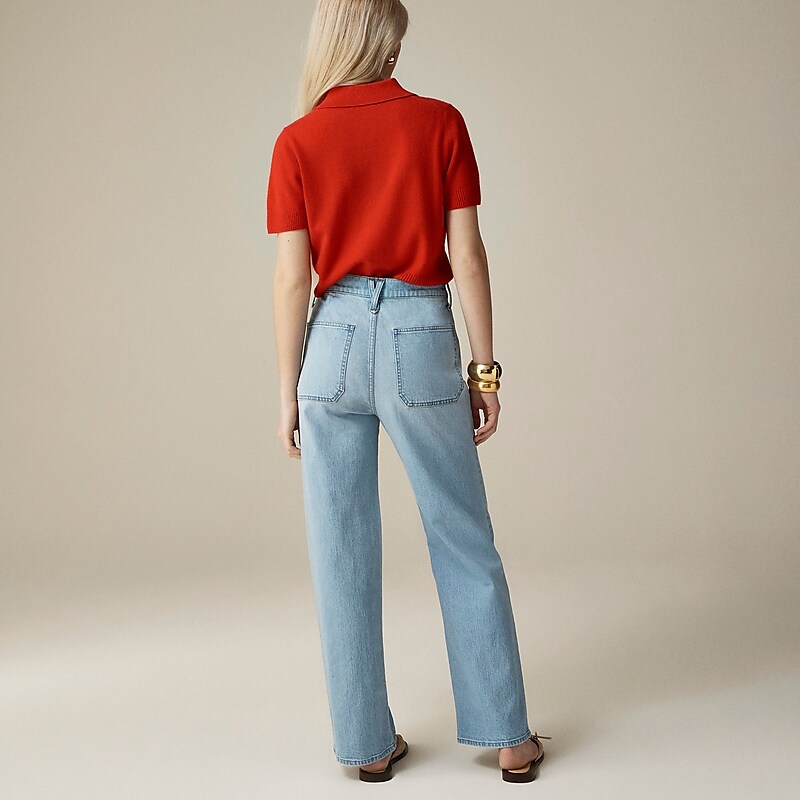 Clear Skies Wash J.Crew Sailor slim wide-leg jean | J.Crew Factory | SVMDI5042