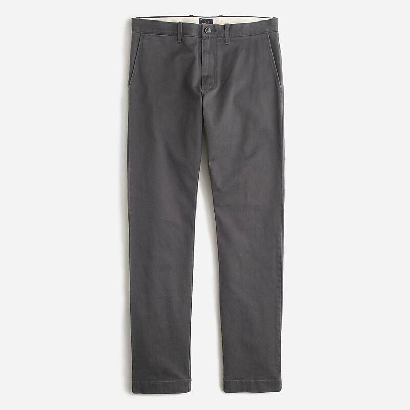 Coal Grey J.Crew 484 Slim-fit stretch chino pant | J.Crew Factory | UOYDF0429