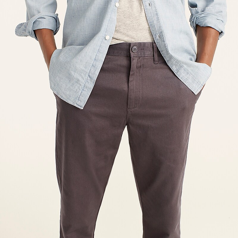 Coal Grey J.Crew 770™ Straight-fit stretch chino pant | J.Crew Factory | DRLCU0175