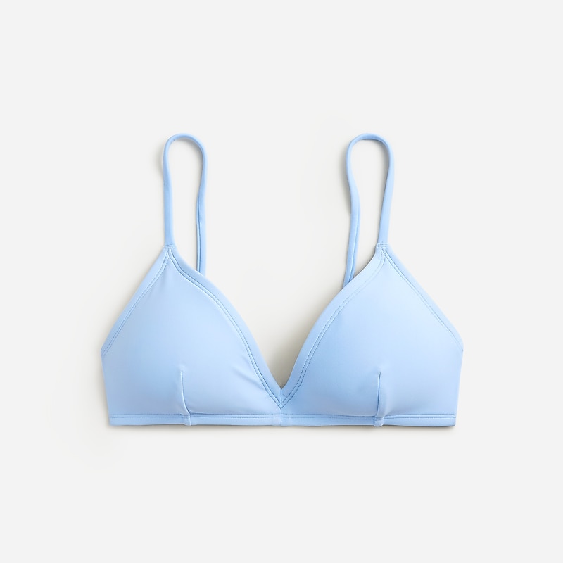 Cornflower Blue J.Crew French bikini top | J.Crew Factory | JYOTB3197