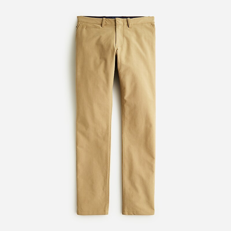 Dark Driftwood J.Crew 484 Slim-fit midweight tech pant | J.Crew Factory | IZXHA9652