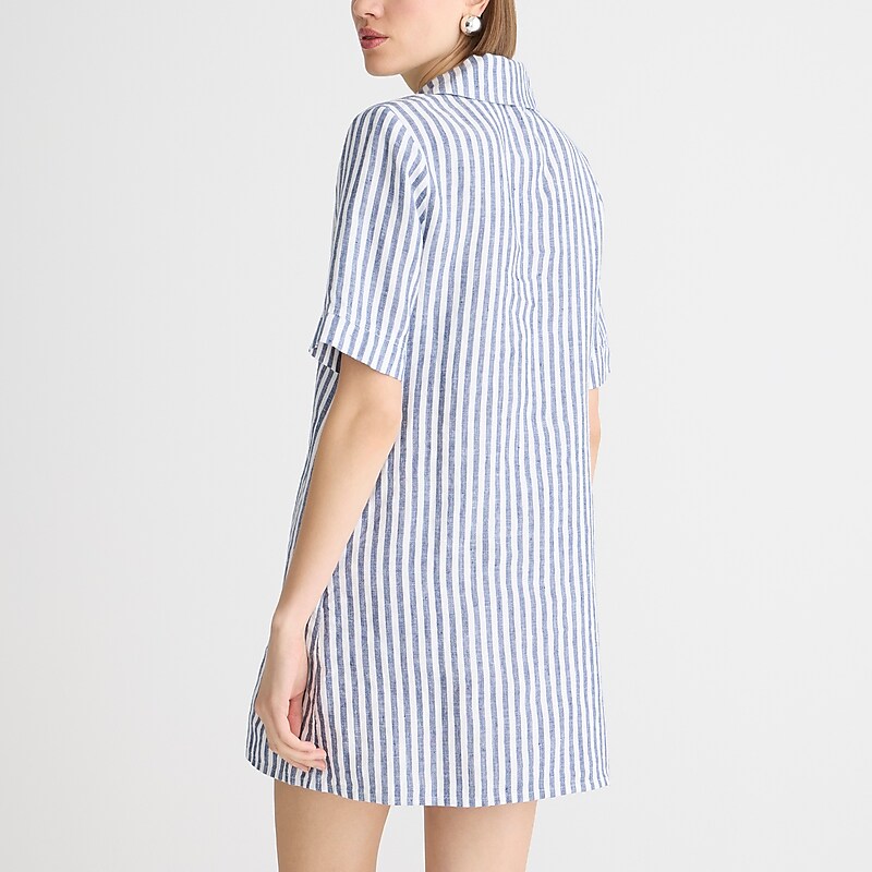 Dark Evening J.Crew Bungalow popover dress linen | J.Crew Factory | KEIRA8173