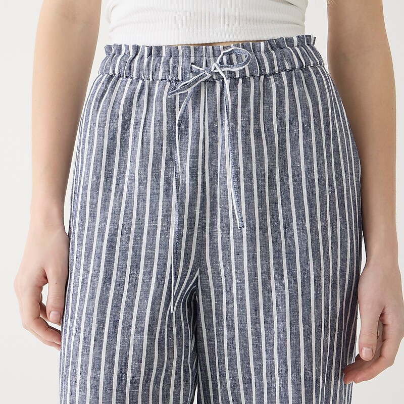 Dark Evening J.Crew Soleil pant in linen | J.Crew Factory | PKLTU3140