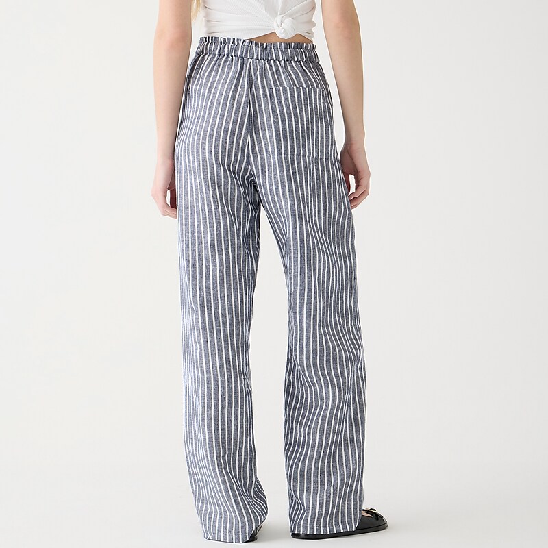 Dark Evening J.Crew Soleil pant in linen | J.Crew Factory | PKLTU3140