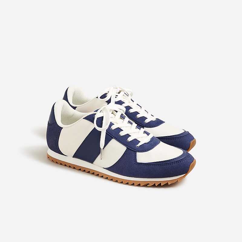 Dark Evening J.Crew trainers in metallic colorblock | J.Crew Factory | ZHTGP5426