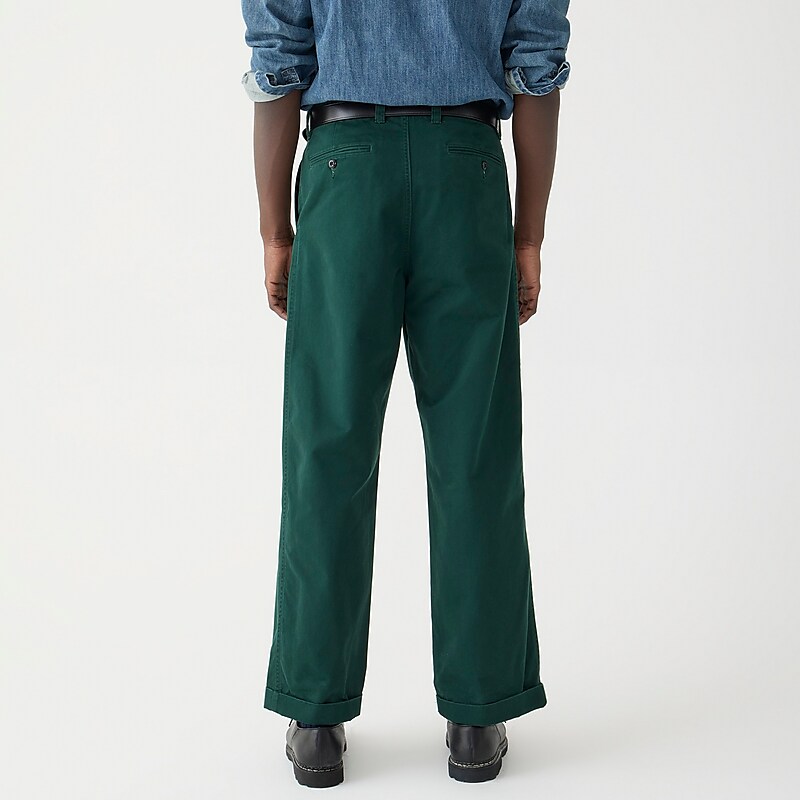 Dark Forest J.Crew Giant-fit chino pant | J.Crew Factory | DHTJZ0793