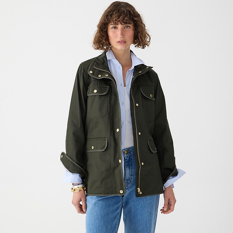 Dark Moss J.Crew New downtown field jacket | J.Crew Factory | GFUXK1568