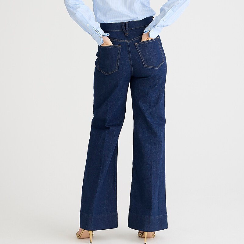 Dark Rinse Wash J.Crew Denim trouser | J.Crew Factory | AODTV2378