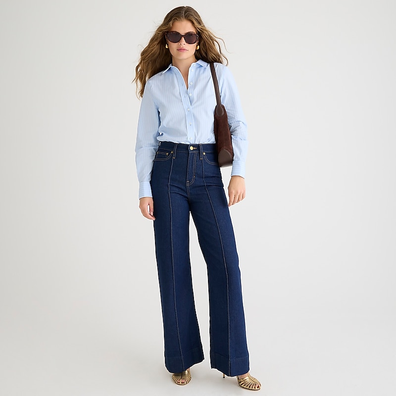 Dark Rinse Wash J.Crew Denim trouser | J.Crew Factory | AODTV2378