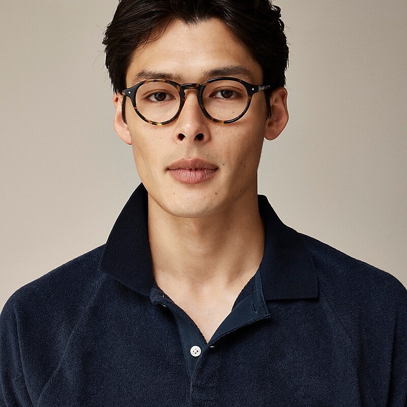 Darkest Indigo J.Crew Terry cloth polo shirt | J.Crew Factory | XKTIL1234