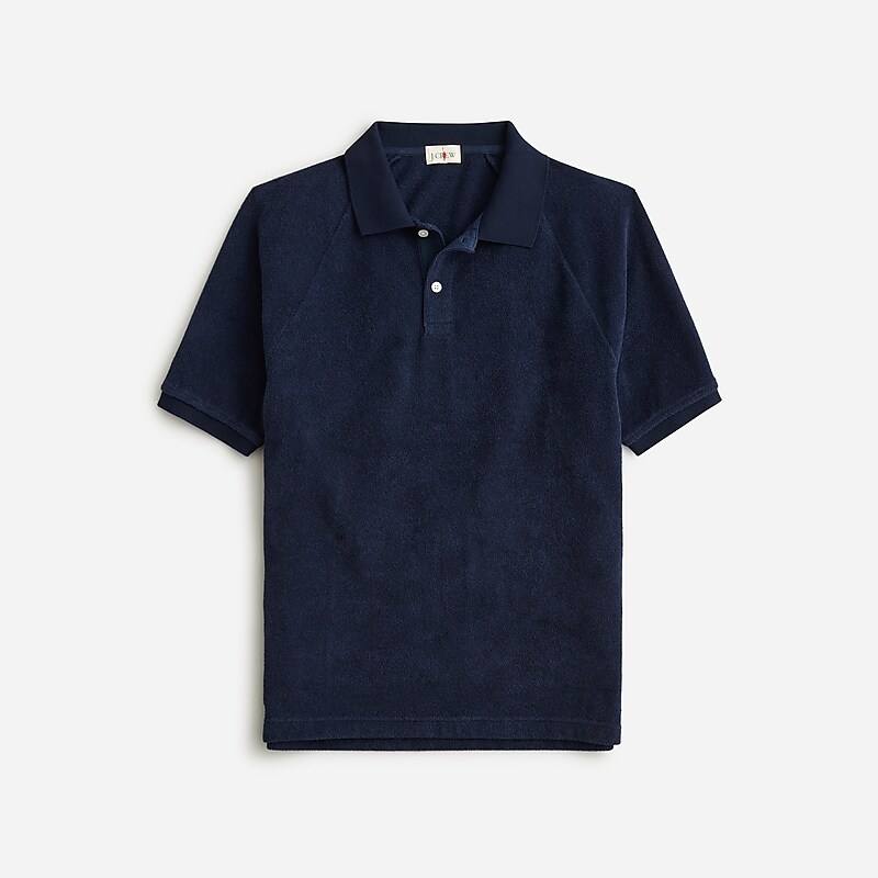 Darkest Indigo J.Crew Terry cloth polo shirt | J.Crew Factory | XKTIL1234