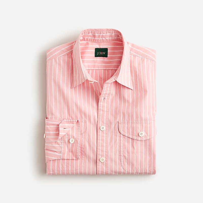 David Apricot White J.Crew Lightweight cotton two-pocket workshirt | J.Crew Factory | ELXMF3617