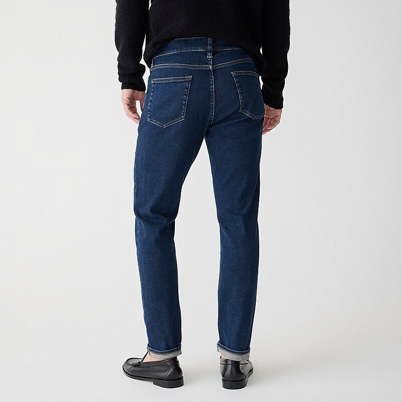 Deep Blue Medium Wash J.Crew 1040 Athletic Tapered-fit stretch jean | J.Crew Factory | KGFAW5628