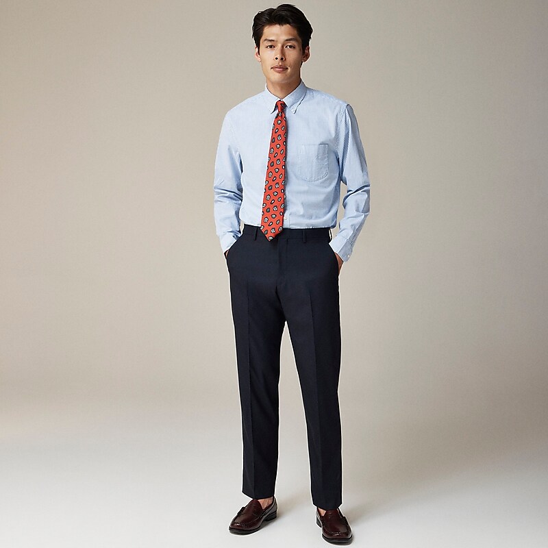 Deep Navy J.Crew Crosby Classic-fit suit pant in Italian wool | J.Crew Factory | JTNWR4702