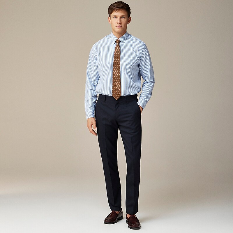 Deep Navy J.Crew Ludlow Slim-fit suit pant in Italian wool | J.Crew Factory | TSYBK8712