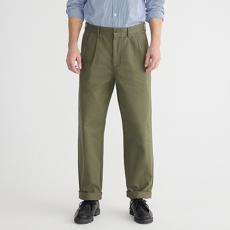 Dill J.Crew Classic double-pleated chino pant | J.Crew Factory | KIBQJ5864